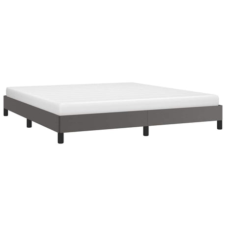 Vidaxl bedframe kunstleer grijs 180x200 cm