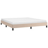 Vidaxl bedframe kunstleer cappuccinokleurig 180x200 cm