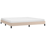 Vidaxl bedframe kunstleer cappuccinokleurig 200x200 cm