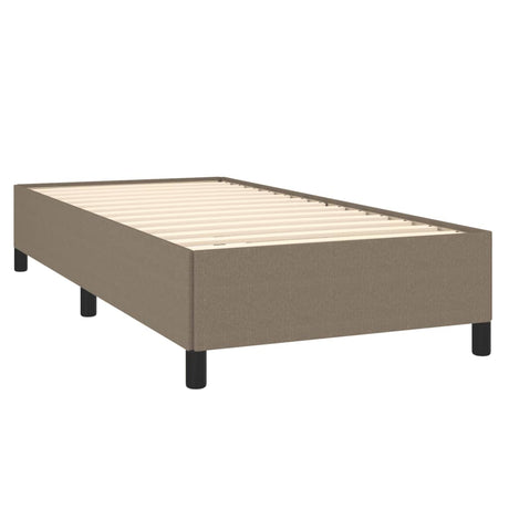 Vidaxl bedframe zonder matras 90x190 cm stof taupe