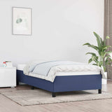 Vidaxl bedframe zonder matras 90x190 cm stof blauw