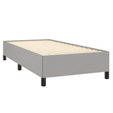 Vidaxl bedframe zonder matras 100x200 cm stof lichtgrijs