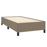 Vidaxl bedframe zonder matras 100x200 cm stof taupe