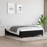 Vidaxl bedframe zonder matras stof zwart 140x200 cm