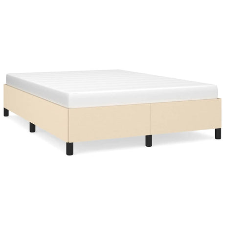 Vidaxl bedframe zonder matras stof crèmekleurig 140x200 cm