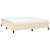 Vidaxl bedframe zonder matras stof crèmekleurig 160x200 cm
