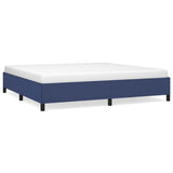 Vidaxl bedframe zonder matras stof blauw 200x200 cm