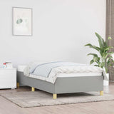 Vidaxl bedframe zonder matras 80x200 cm stof lichtgrijs
