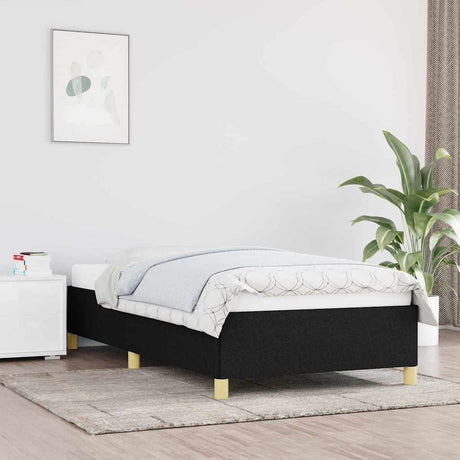 Vidaxl bedframe zonder matras 80x200 cm stof zwart