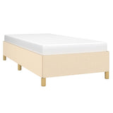 Vidaxl bedframe zonder matras 80x200 cm stof crèmekleurig