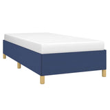 Vidaxl bedframe zonder matras 90x190 cm stof blauw