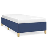 Vidaxl bedframe zonder matras 90x200 cm stof blauw