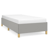 Vidaxl bedframe zonder matras 100x200 cm stof lichtgrijs