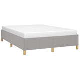 Vidaxl bedframe zonder matras stof lichtgrijs 140x190 cm