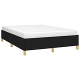 Vidaxl bedframe zonder matras stof zwart 140x200 cm
