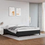 Vidaxl bedframe kunstleer zwart 180x200 cm