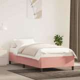 Vidaxl bedframe fluweel roze 80x200 cm