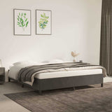 Vidaxl bedframe zonder matras 180x200 cm fluweel donkergrijs