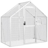 Vidaxx Voliere 179x100x185 m Aluminium Silber