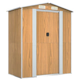 Vidaxl Gaart Shed 192x108x223 cm galvaniséiert Stol Liicht Liicht