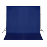 Vidaxl Background without standard Chromakey 300x300 cm cotton blue