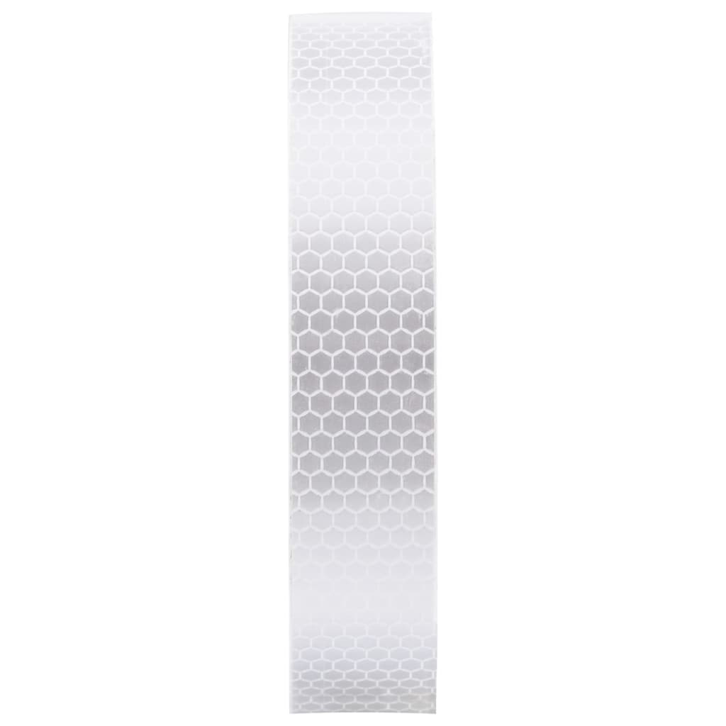 Vidaxl reflektéierend Band 2,5 cm x 20 m pvc wäiss