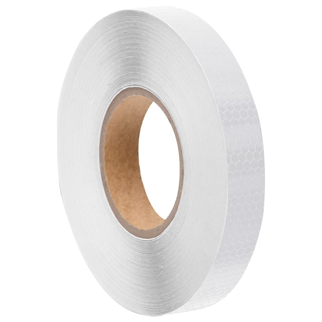 Vidaxl Reflekterende tape 2,5 cm x 50 m PVC White