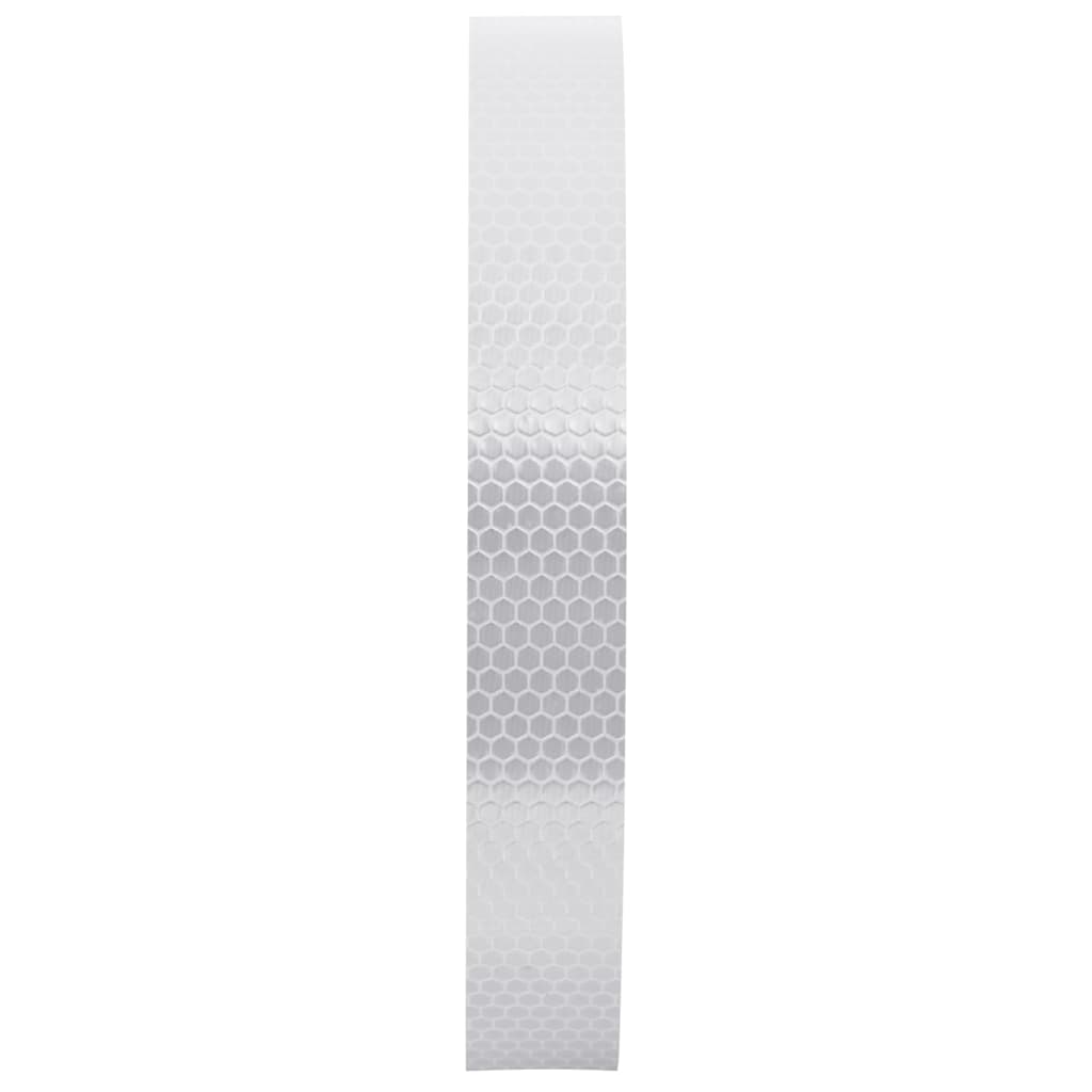 Vidaxl reflektéierend Band 2,5 cm x 50 m pvc wäiss