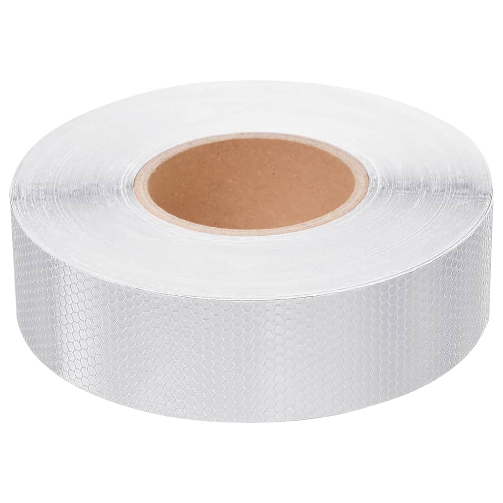 Vidaxl reflekterende tape 5 cm x 50 m PVC hvit