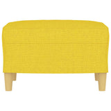 Vidaxl voetenbank 60x50x41 cm stof geel