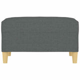 Vidaxl voetenbank 70x55x41 cm stof donkergrijs