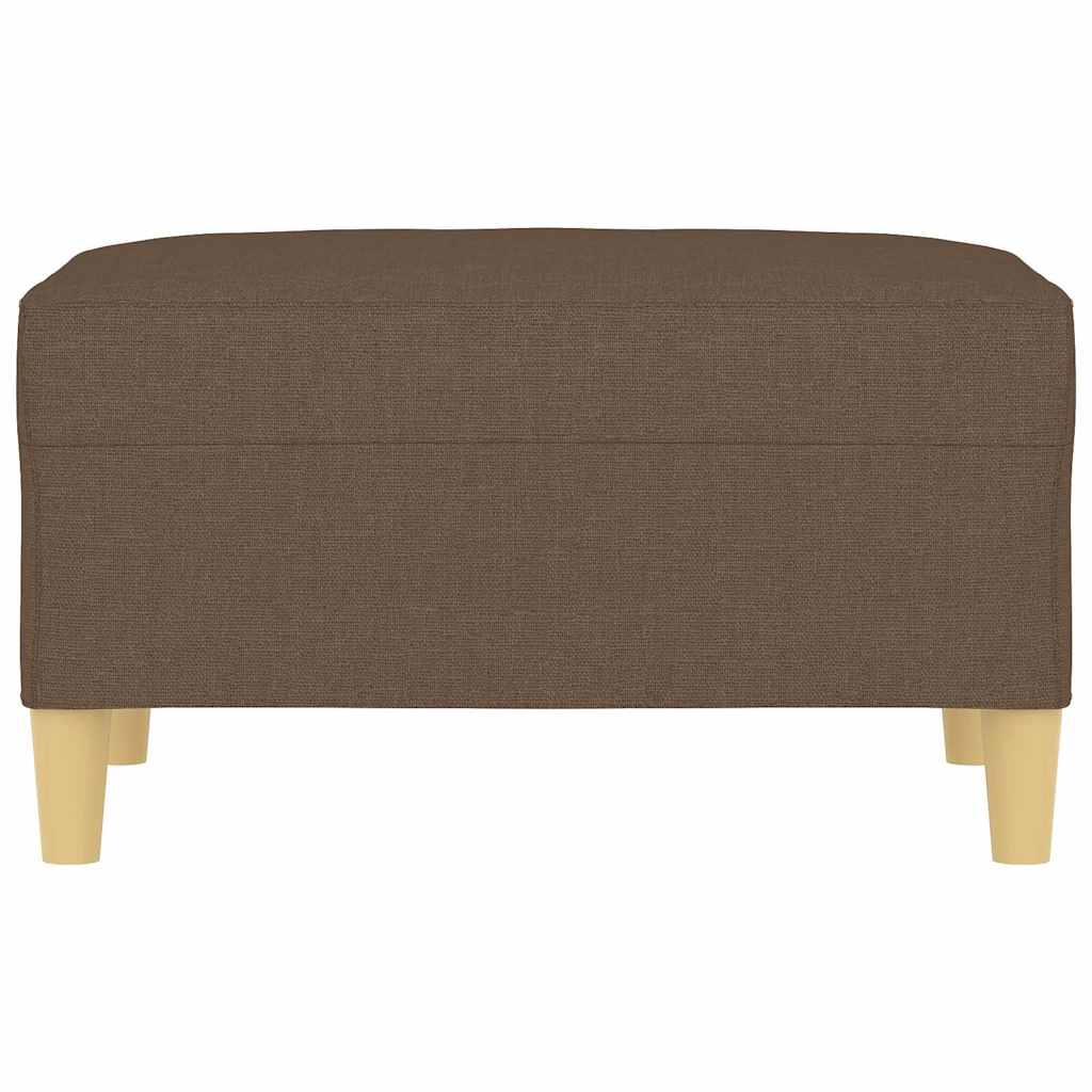 Vidaxl voetenbank 70x55x41 cm stof bruin