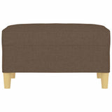Vidaxl voetenbank 70x55x41 cm stof bruin