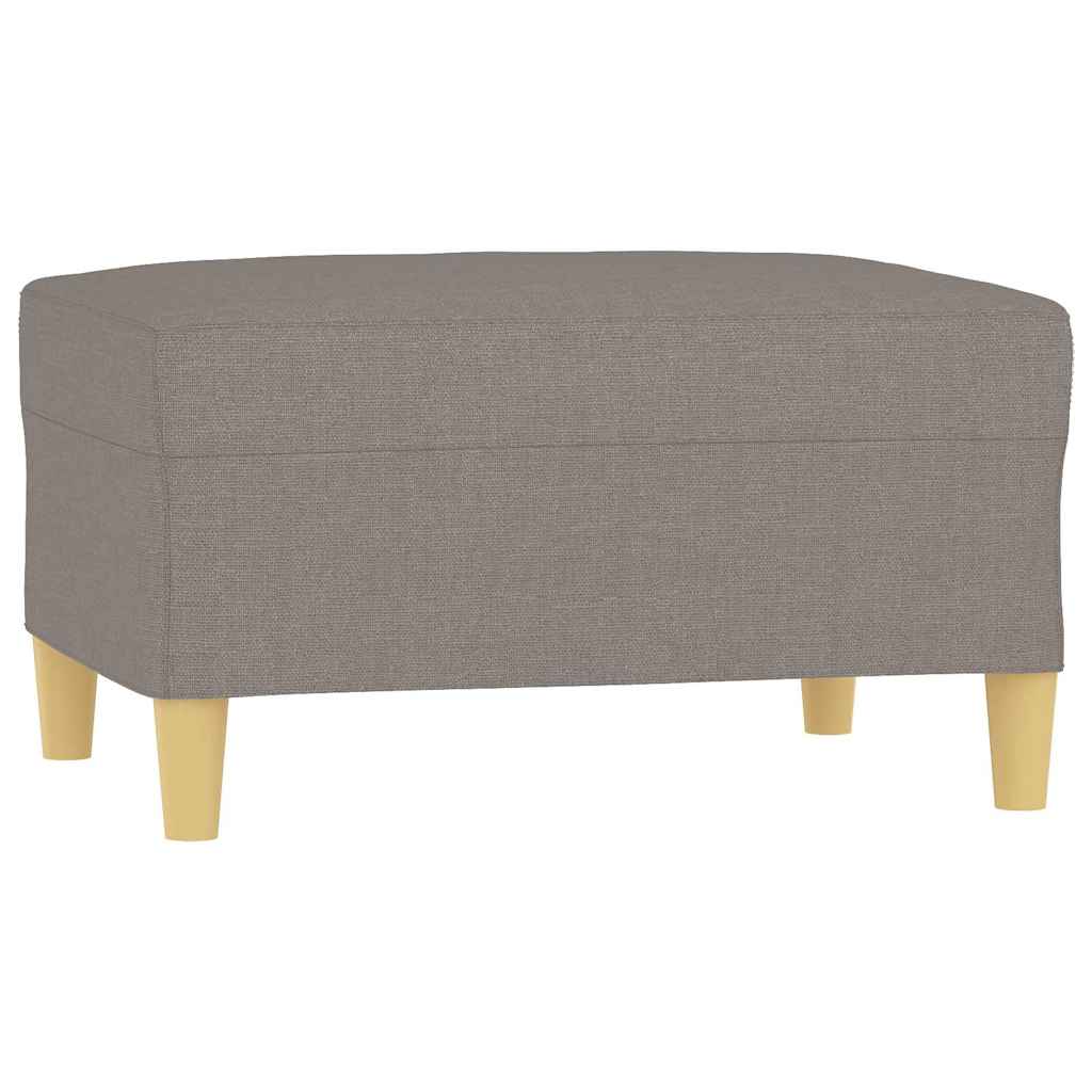 Vidaxl voetenbank 70x55x41 cm stof taupe