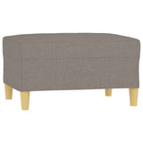 Vidaxl voetenbank 70x55x41 cm stof taupe