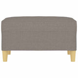 Vidaxl voetenbank 70x55x41 cm stof taupe