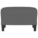 Vidaxl voetenbank 60x50x41 cm stof donkergrijs