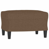 Vidaxl voetenbank 60x50x41 cm stof bruin