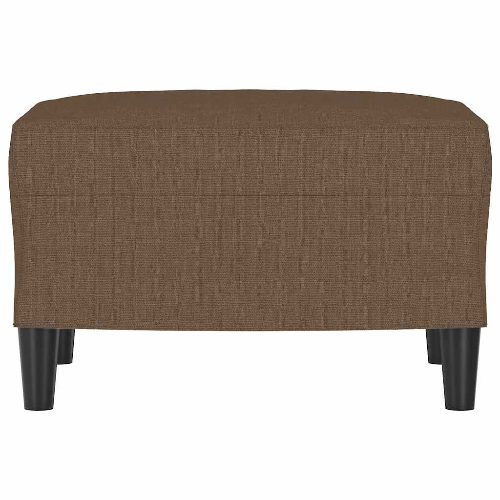 Vidaxl voetenbank 60x50x41 cm stof bruin