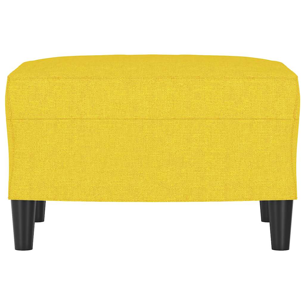 Vidaxl voetenbank 60x50x41 cm stof geel