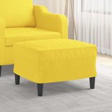 Vidaxl voetenbank 60x50x41 cm stof geel