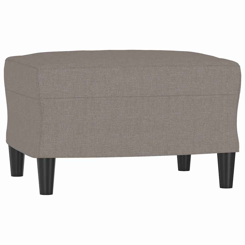 Vidaxl voetenbank 60x50x41 cm stof taupe