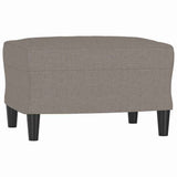 Vidaxl voetenbank 60x50x41 cm stof taupe