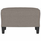 Vidaxl voetenbank 60x50x41 cm stof taupe