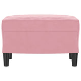Vidaxl voetenbank 60x50x41 cm fluweel roze