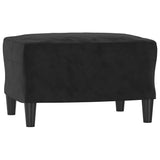 Vidaxl voetenbank 60x50x41 cm fluweel zwart