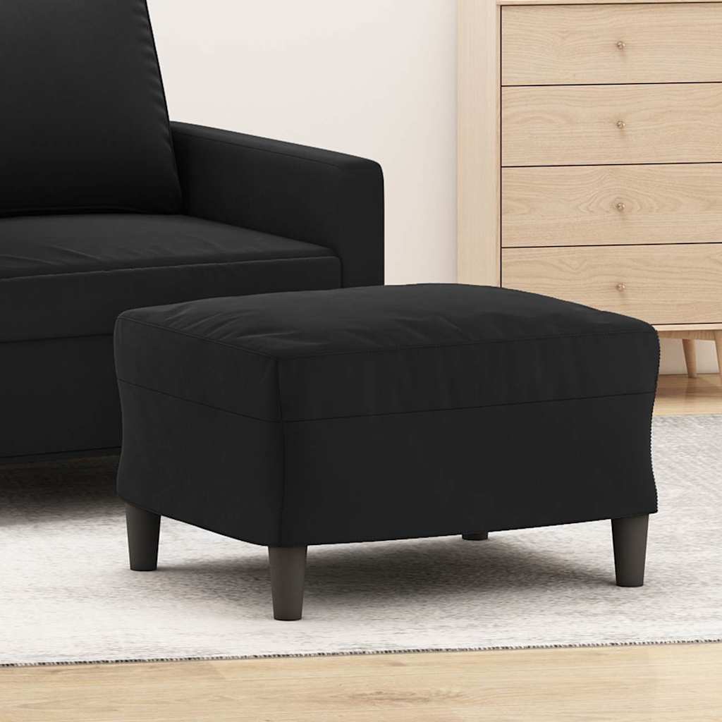 Vidaxl voetenbank 60x50x41 cm fluweel zwart