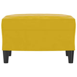 Vidaxl voetenbank 60x50x41 cm fluweel geel
