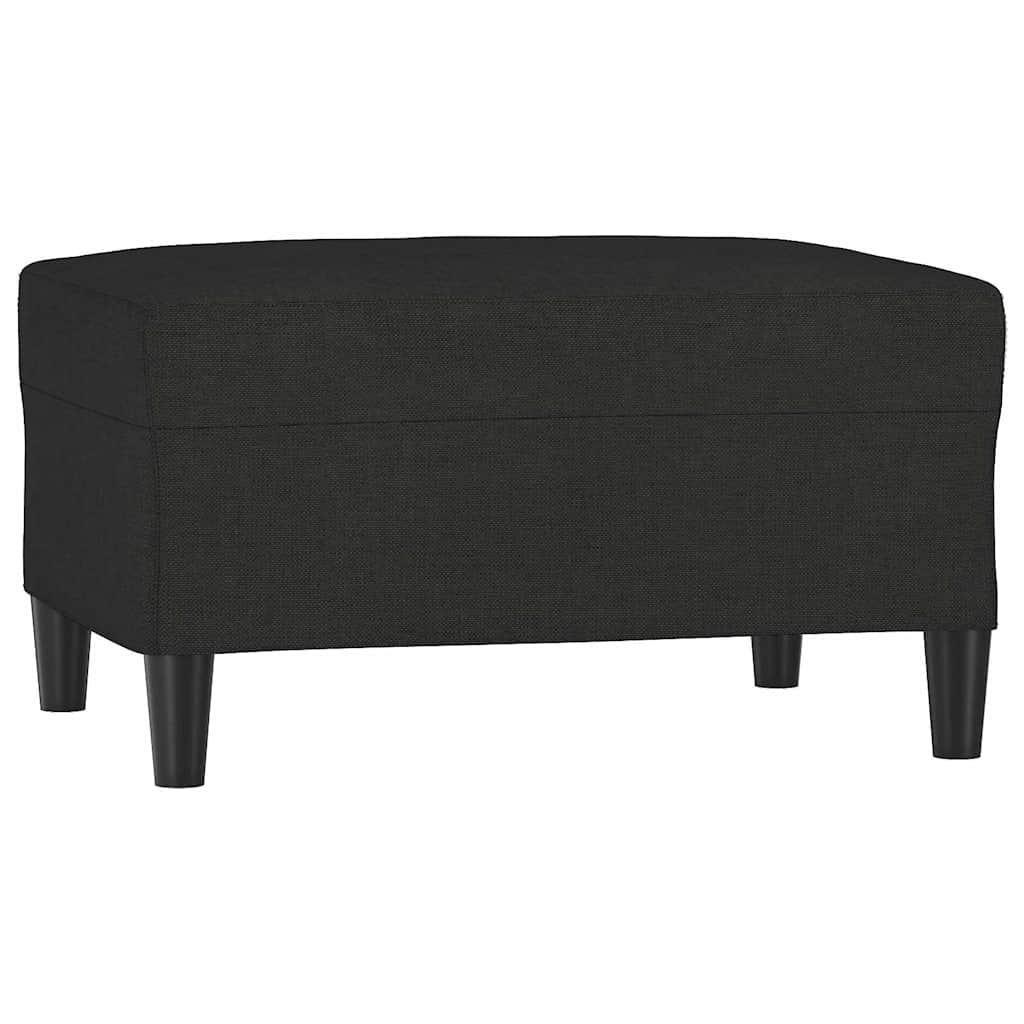 Vidaxl voetenbank 70x55x41 cm stof zwart