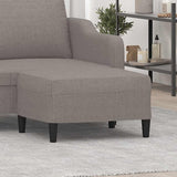 Vidaxl voetenbank 70x55x41 cm stof taupe